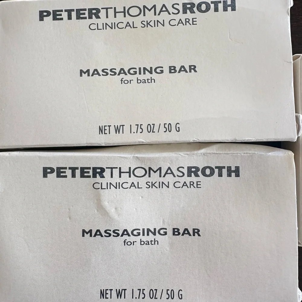 Peter Thomas Roth Travel Size Massaging Bar Bath Soaps & Facial Soap Lot of 3